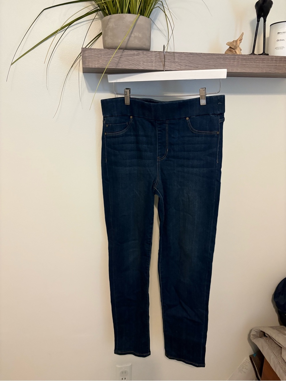 Liverpool Dark Blue Women's Stretch Skinny Jeans pull on #6